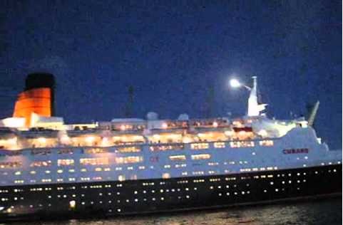 Queen Elizabeth2 converted into floating hotel