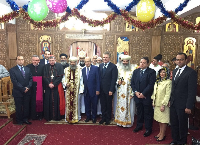 راشد يشارك فى الاحتفالية السنوية للكنيسة الارثوذوكسية بروما