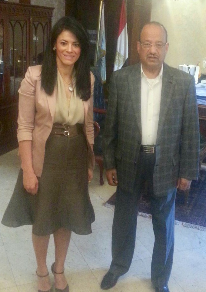 وزيرة السياحة تلتقى رئيس بيت الكويت للأعمال الوطنية