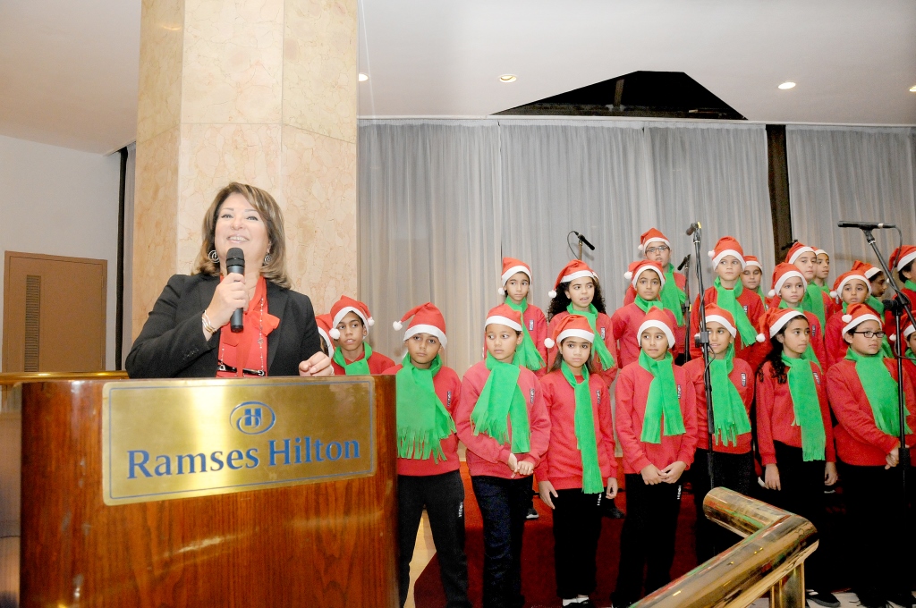 Ramses Hilton celebrates Christmas Tree Lighting up Ceremony with Children 57357
