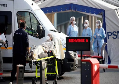 فرنسا: 208 آلاف إصابة بفيروس كورونا في 24 ساعة