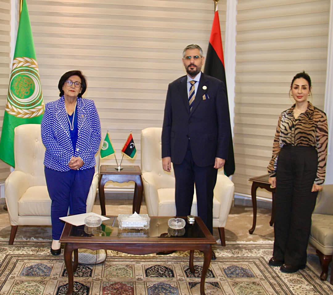 ثابت يبحث مع الأمين العام لمنظمة المرأة العربية عددا من ملفات التعاون 